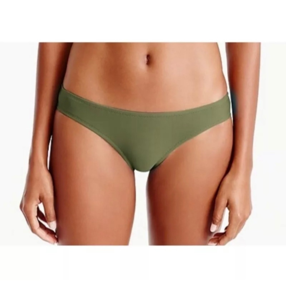 NEW JCREW Surf Hipster Bikini Bottoms in Safari